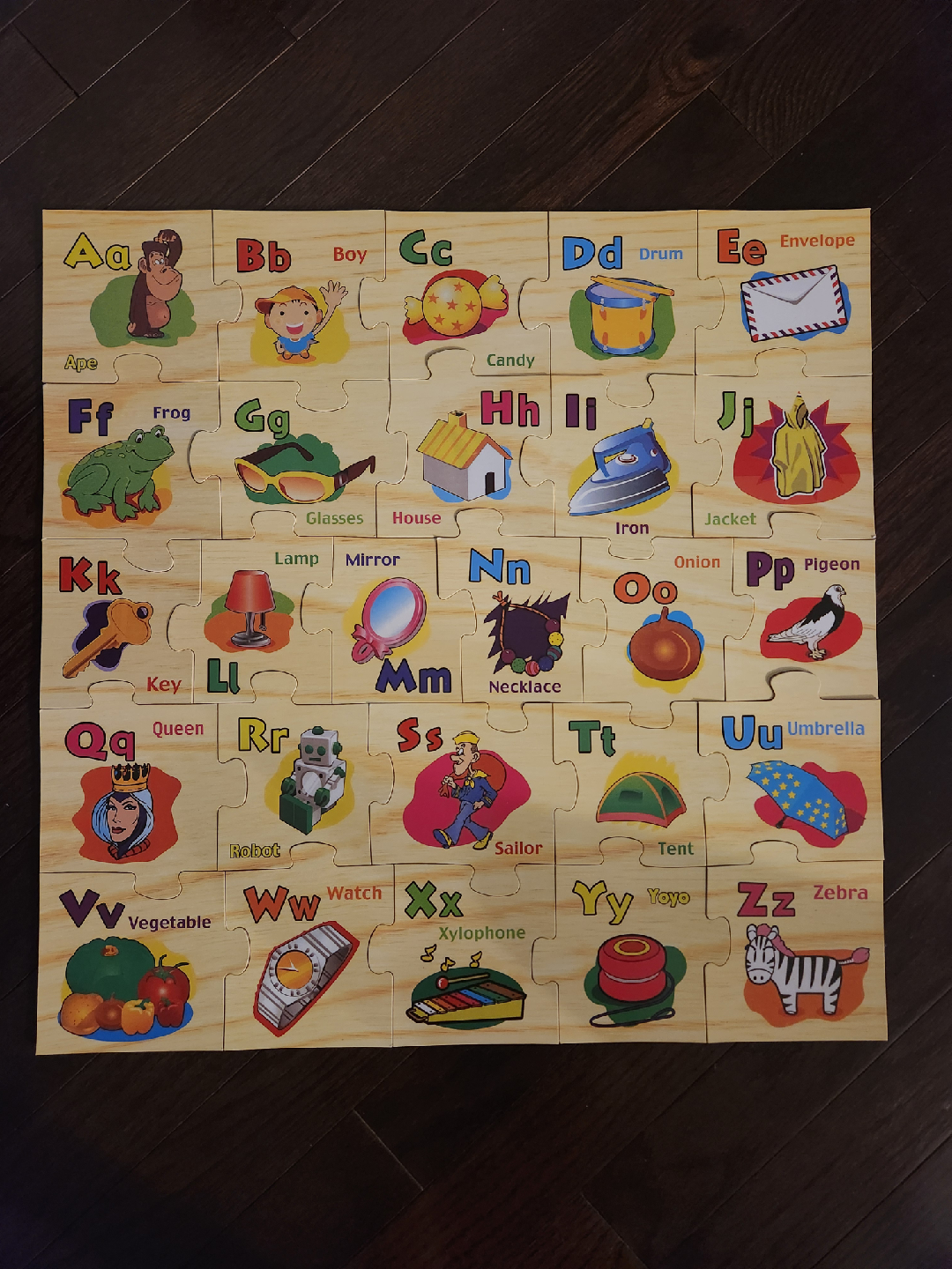Alphabet floor puzzle + Freebies