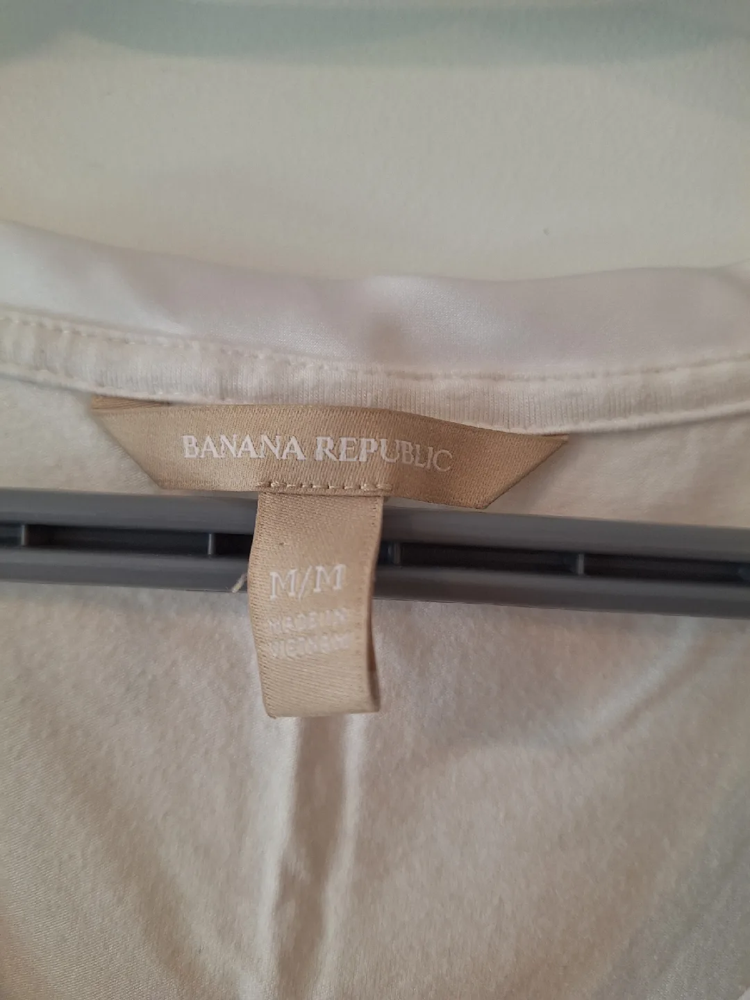 Banana Republic White Tank Top - Size M image indicator(3)