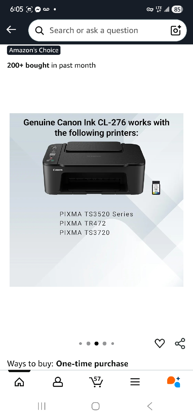 NEW Canon CL-276 Color Ink Cartridge - photo 3