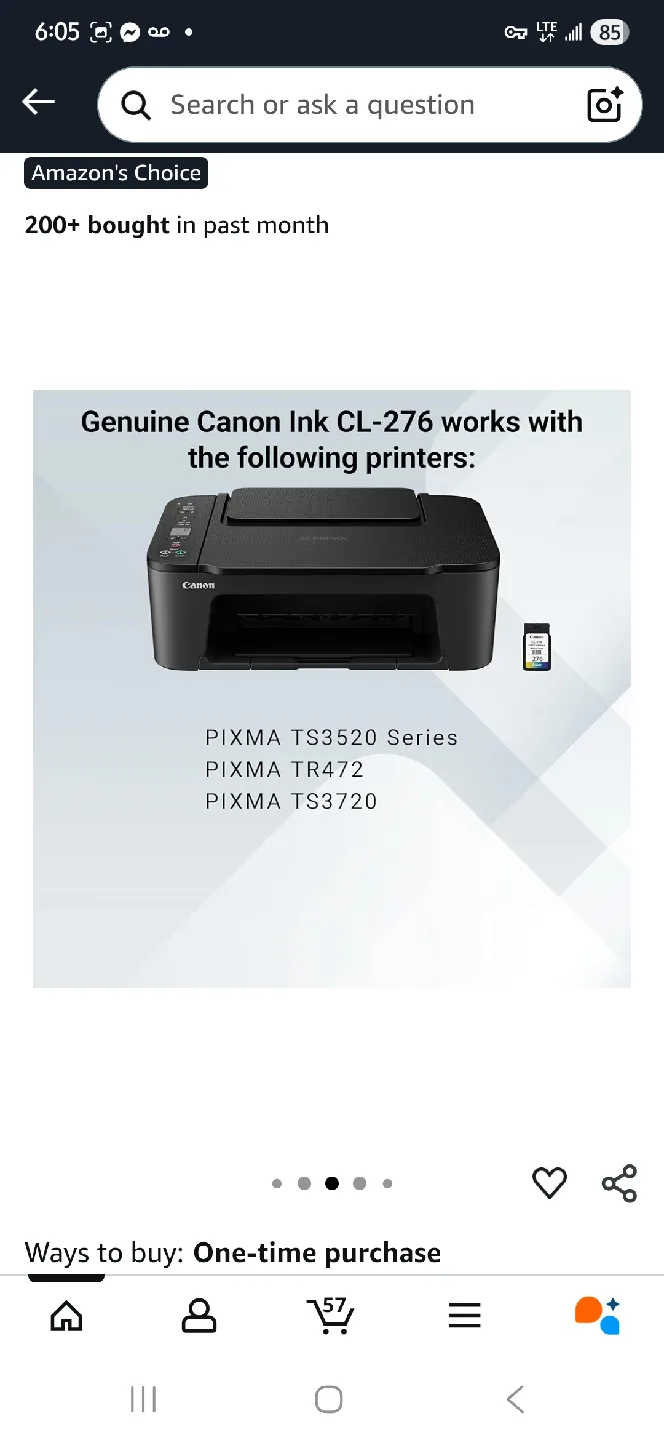 NEW Canon CL-276 Color Ink Cartridge image indicator(3)