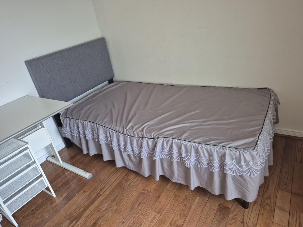 Single Bed Frame with Headboard