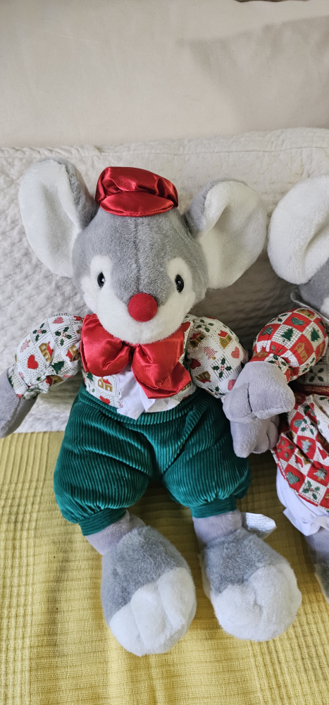 Vintage Mouse Plush Set - photo 2