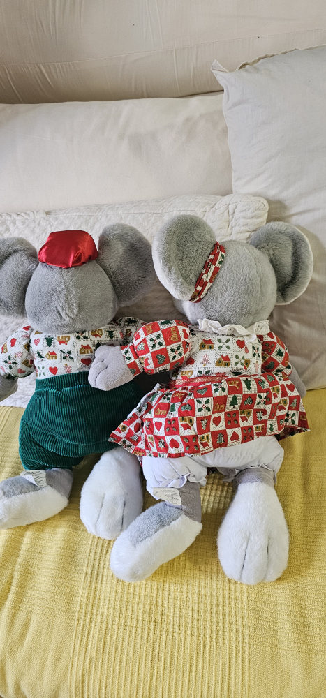 Vintage Mouse Plush Set - photo 4