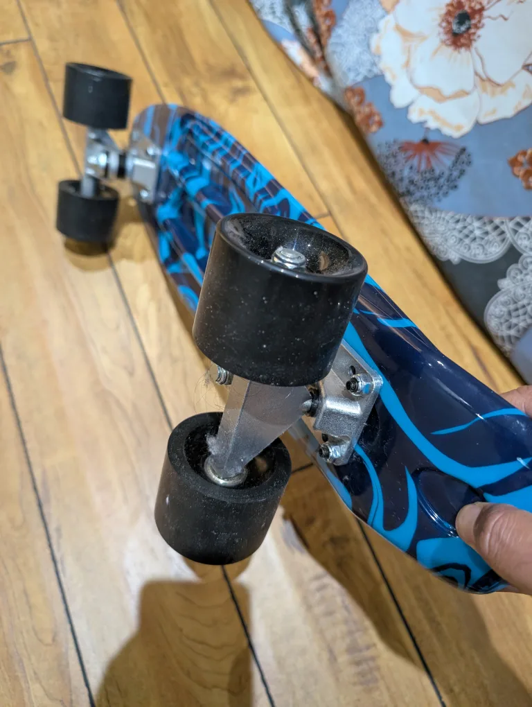 Blue Swirl Penny Board Skateboard image indicator(2)