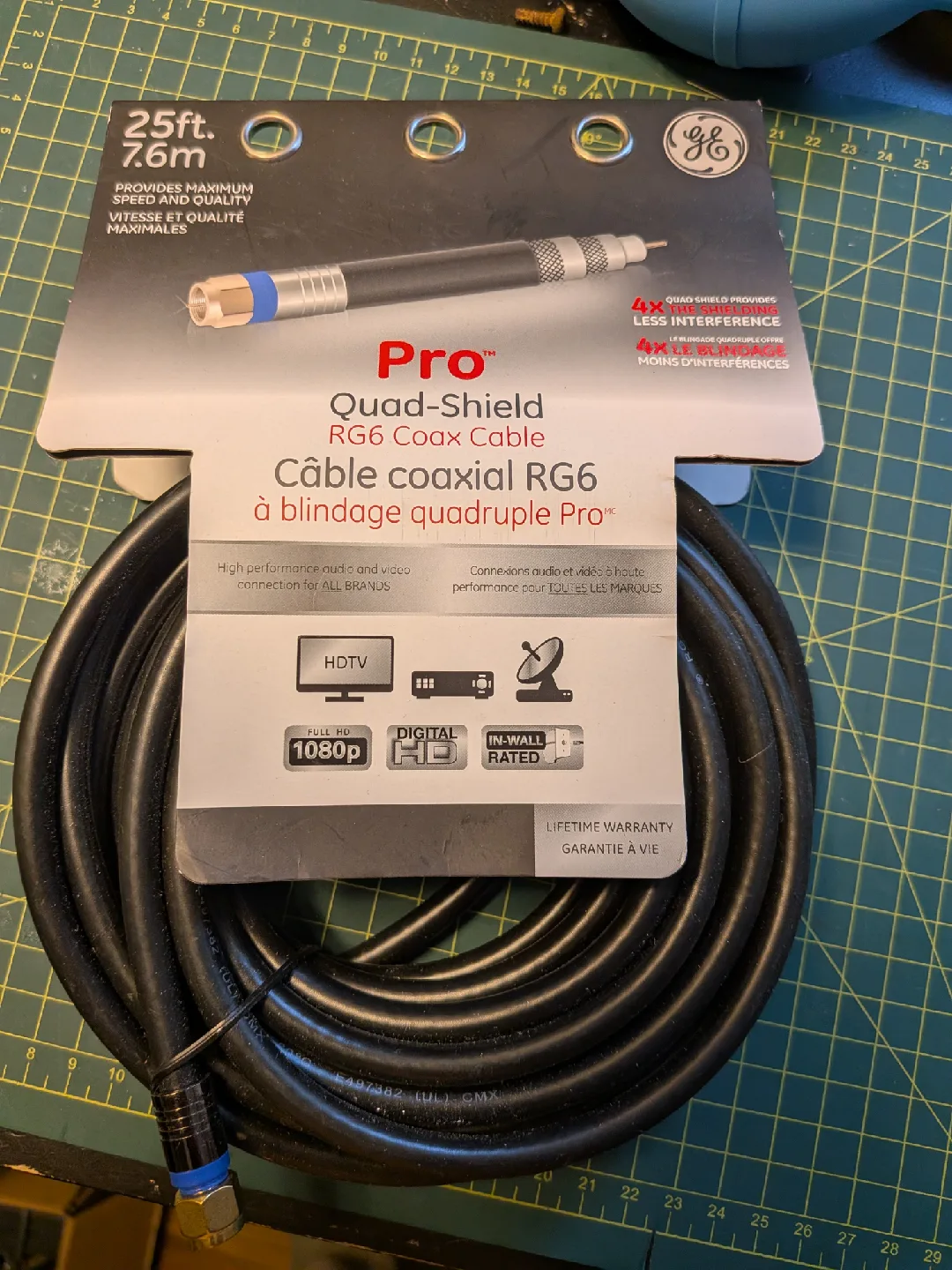 25 foot pro coax cable thumbnail