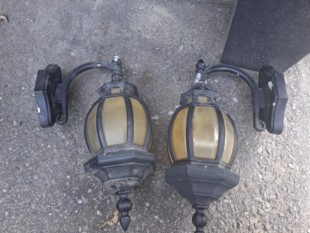Outdoor Wall Mount Lanterns - Set of 2 thumbnail