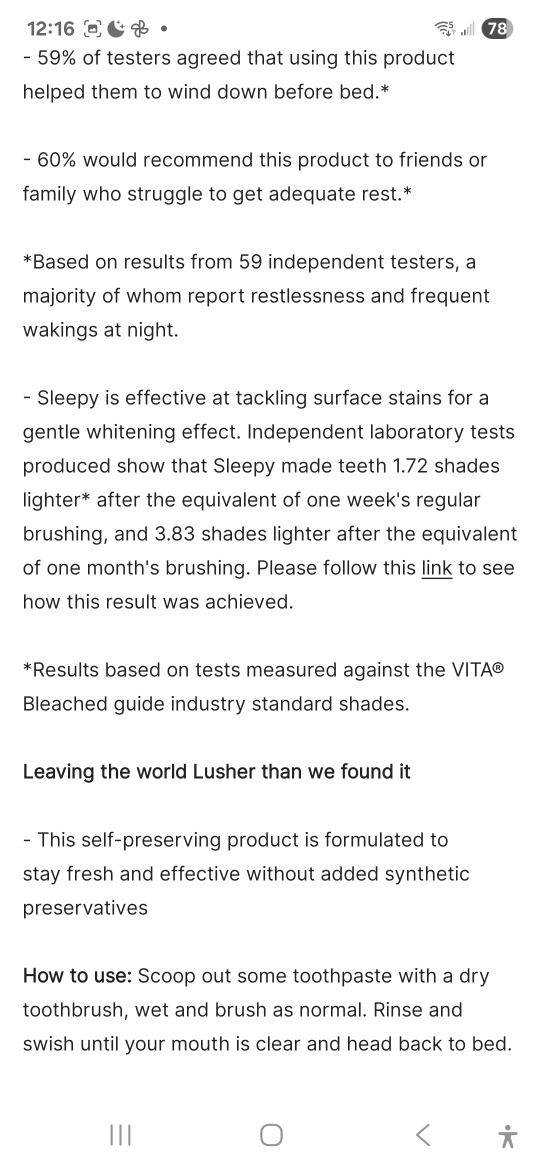 Lush Sleepy Toothpaste 120g - photo 3