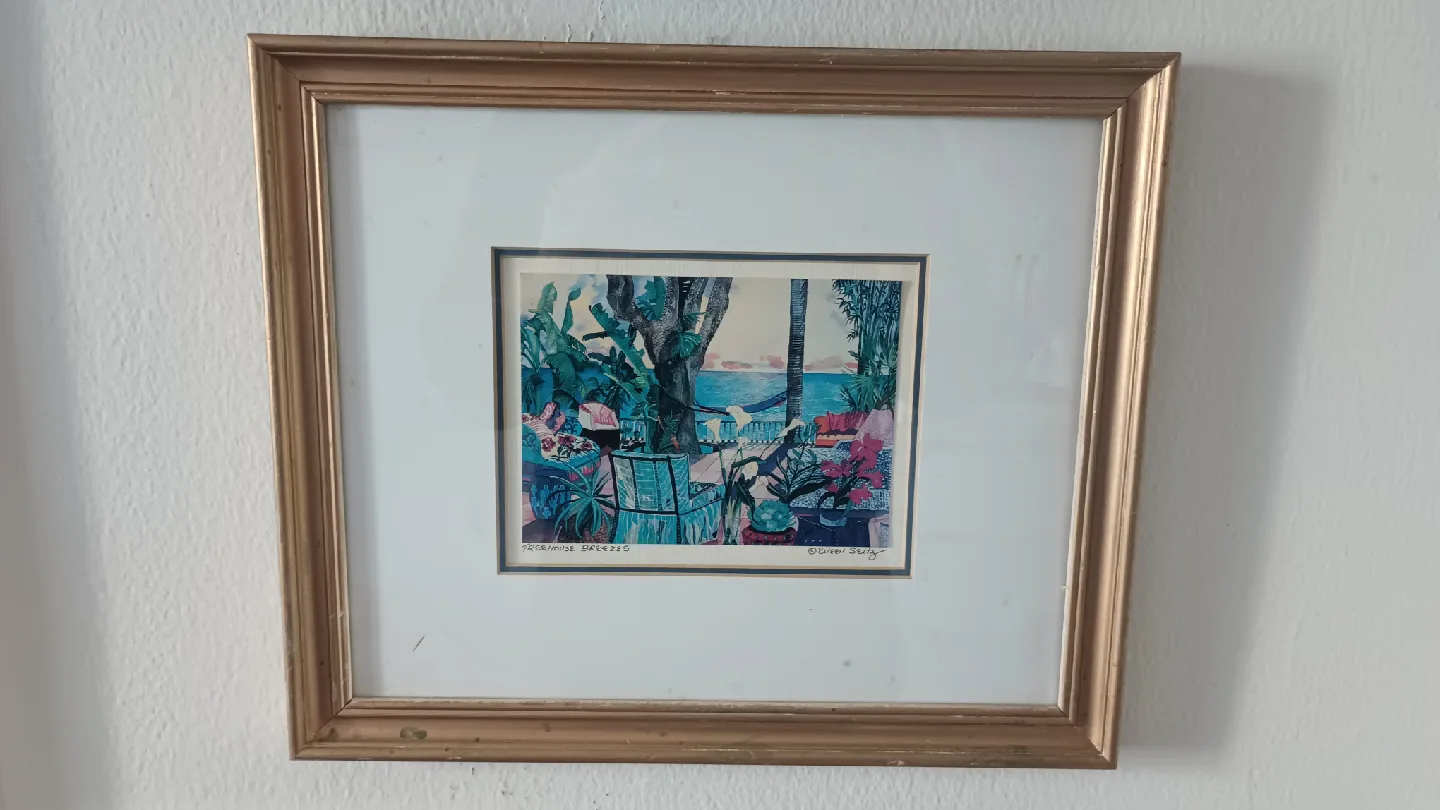 Framed "Greenhouse Breezes" Print by Wilson Seitz thumbnail