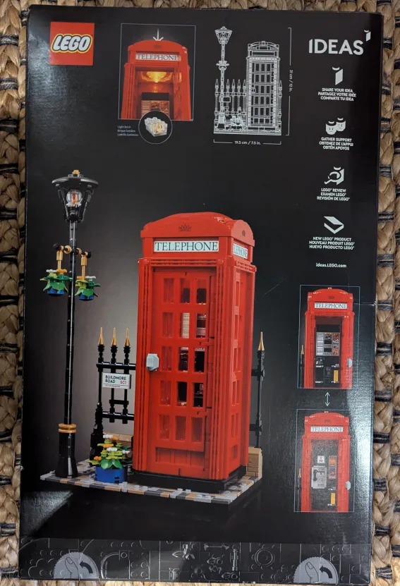 LEGO Ideas 21347 Red London Telephone Box image indicator(2)