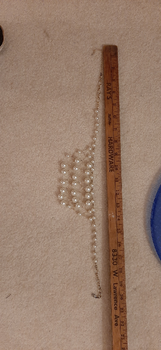 Pearl & Gold Tone Necklace - photo 2