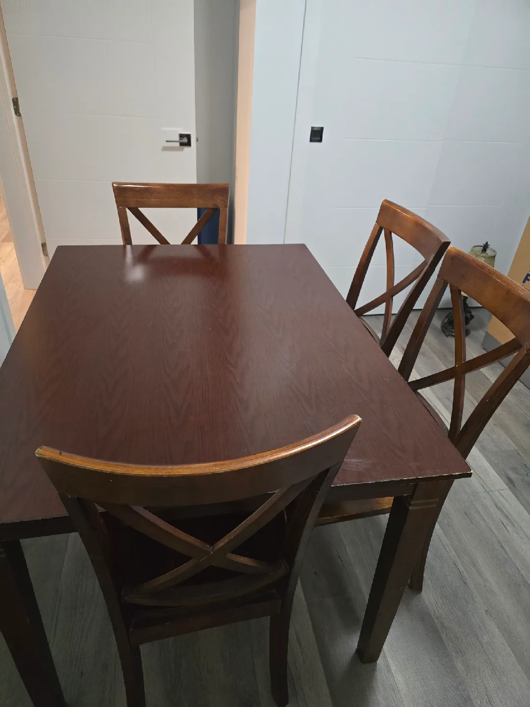 Wooden Dining Table with 4 Chairs image indicator(2)