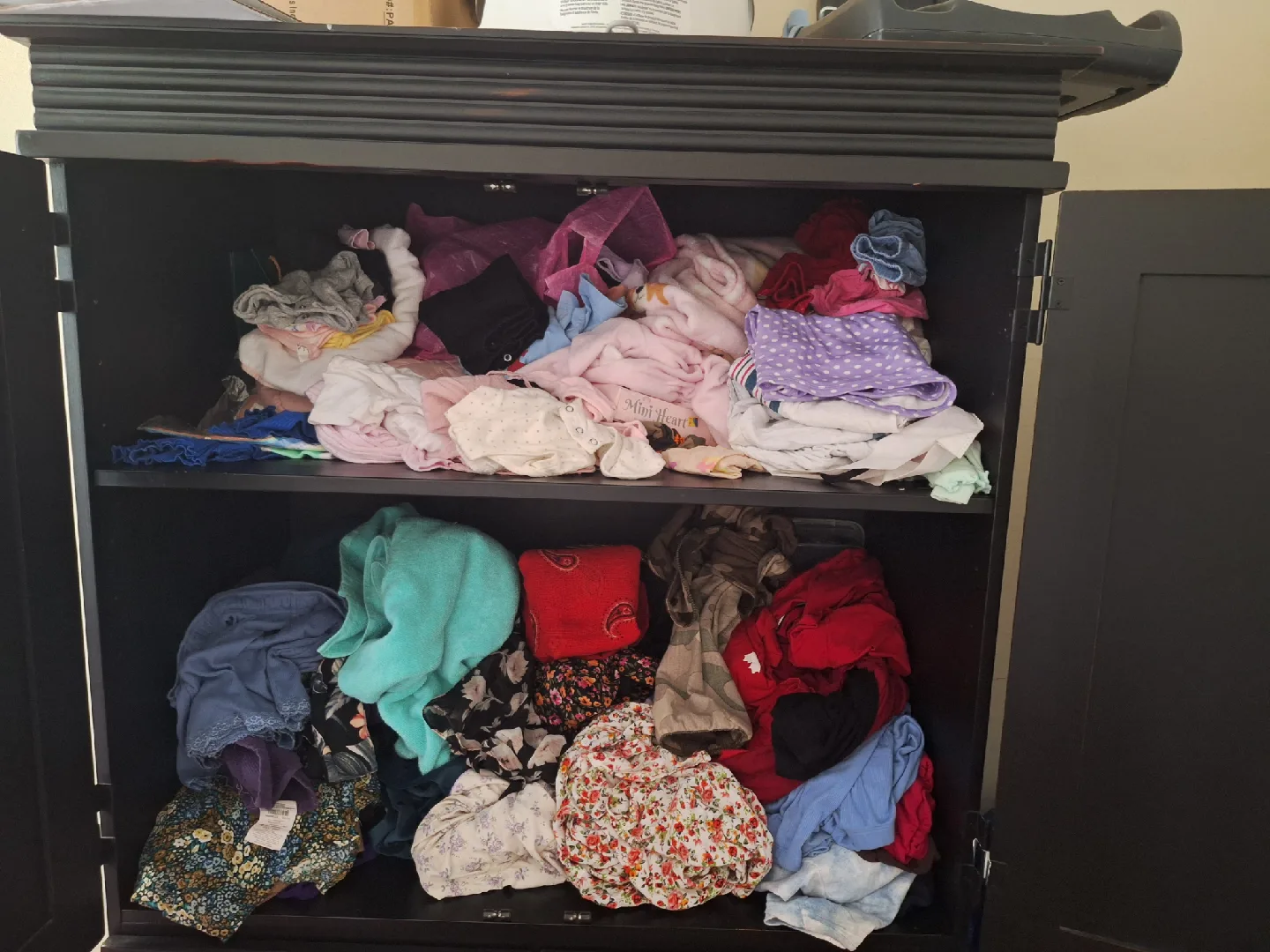 Dark Brown Wooden Armoire image indicator(4)