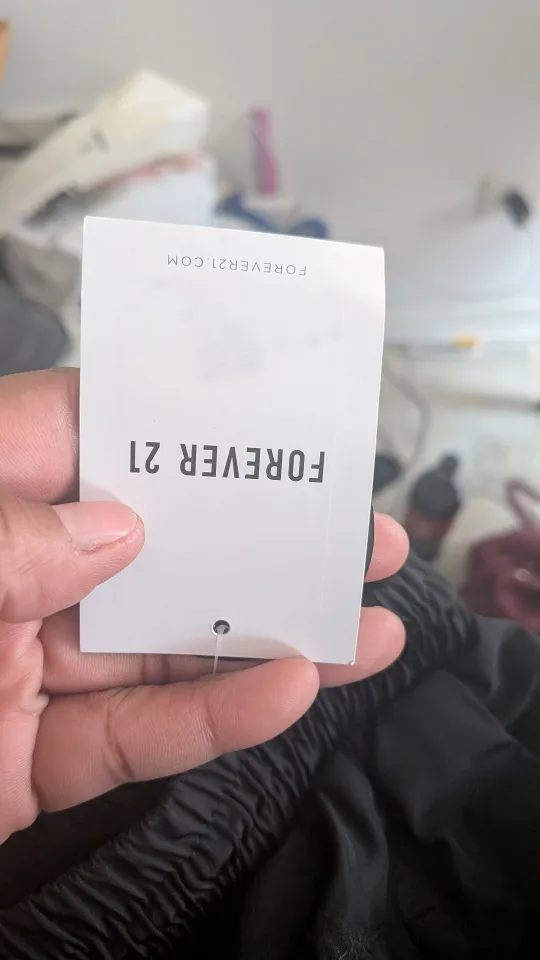 Forever 21 Black Pant/Ankle Women - Size L image indicator(2)