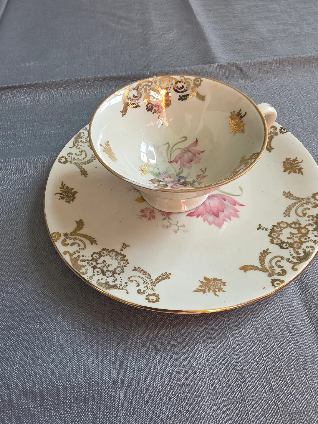 Bavaria Floral Tea Cup and Saucer Set thumbnail