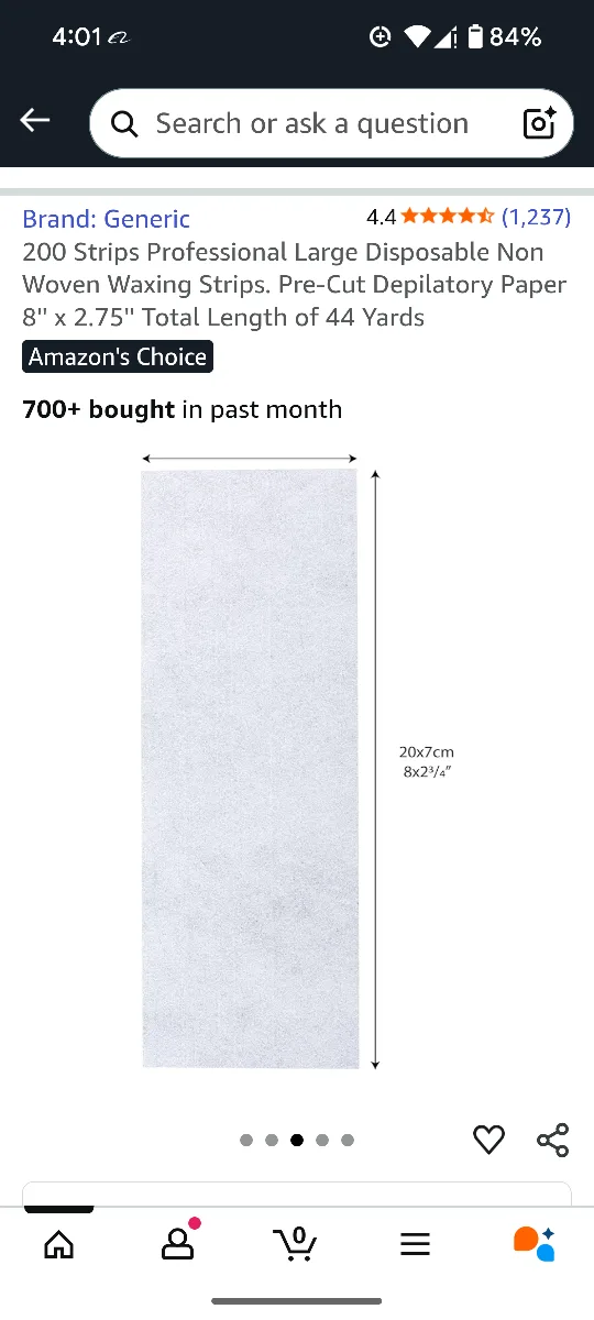 200 Waxing Strips - Non Woven image indicator(3)