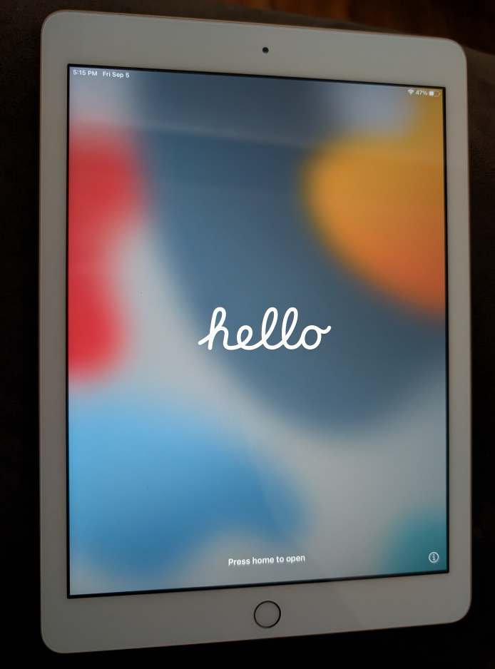 APPLE IPAD 6TH GENERATION ROSE GOLD