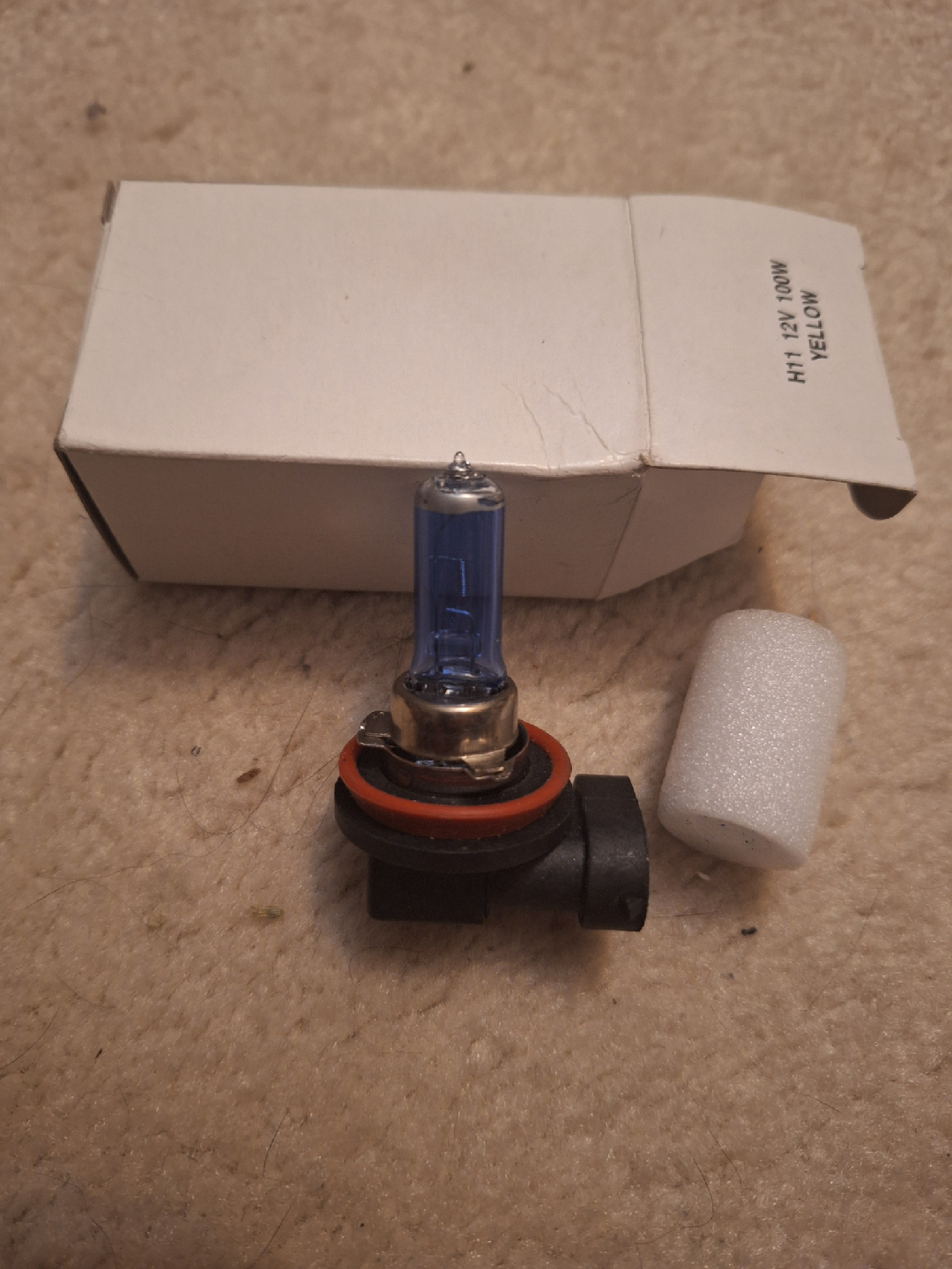 NEW H11 12V 100W Yellow Light Bulb 💡