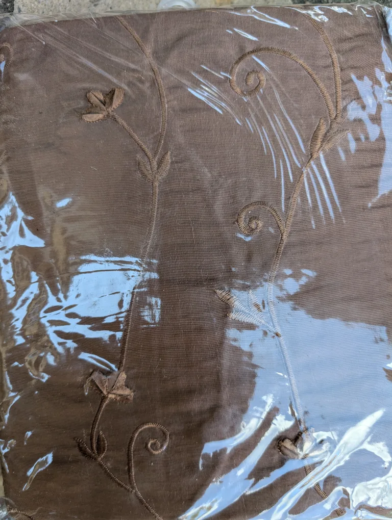 Trisha Rod Pocket Panels - Cafe Brown, 54x86 image indicator(2)