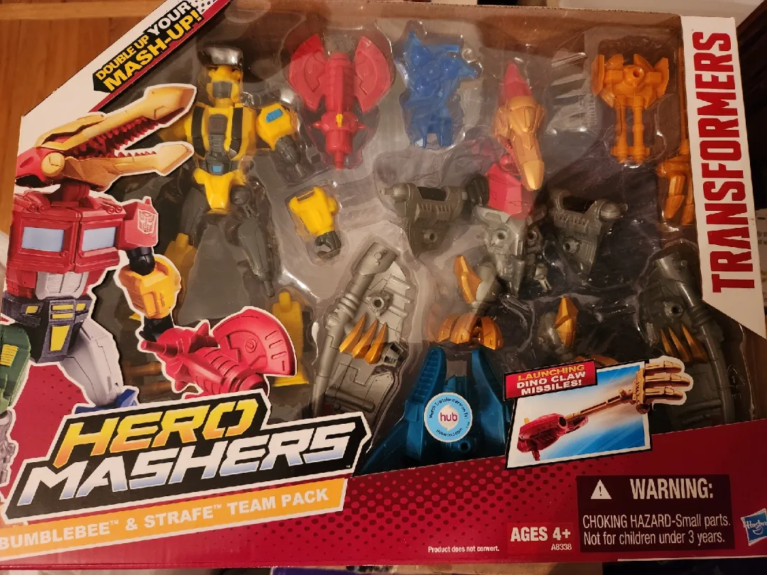 Transformers Hero Mashers Bumblebee & Strafe Team Pack image indicator(2)