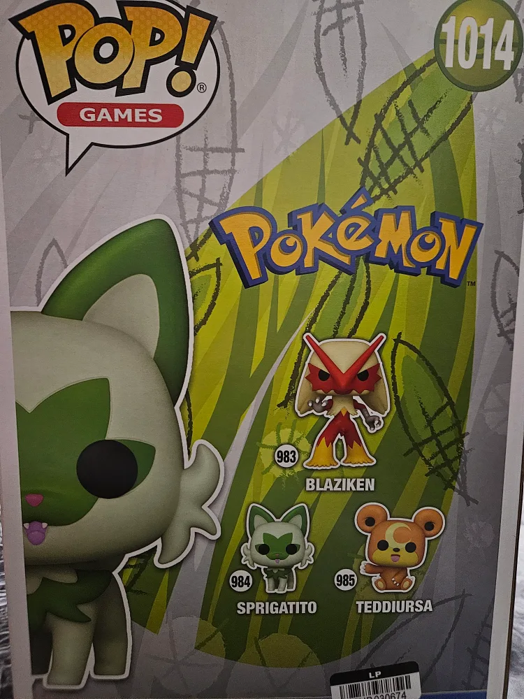Funko Pop! Games: Pokémon - Sprigatito #1014 🥕 image indicator(2)