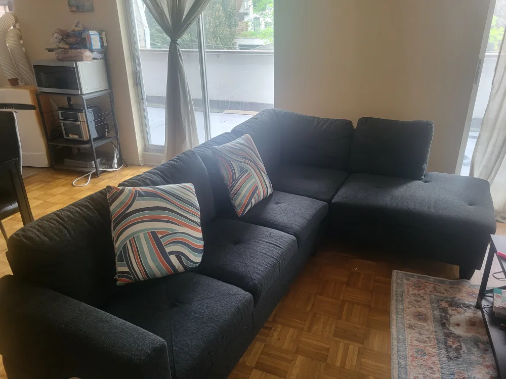 Dark Grey Sectional Sofa image indicator(5)