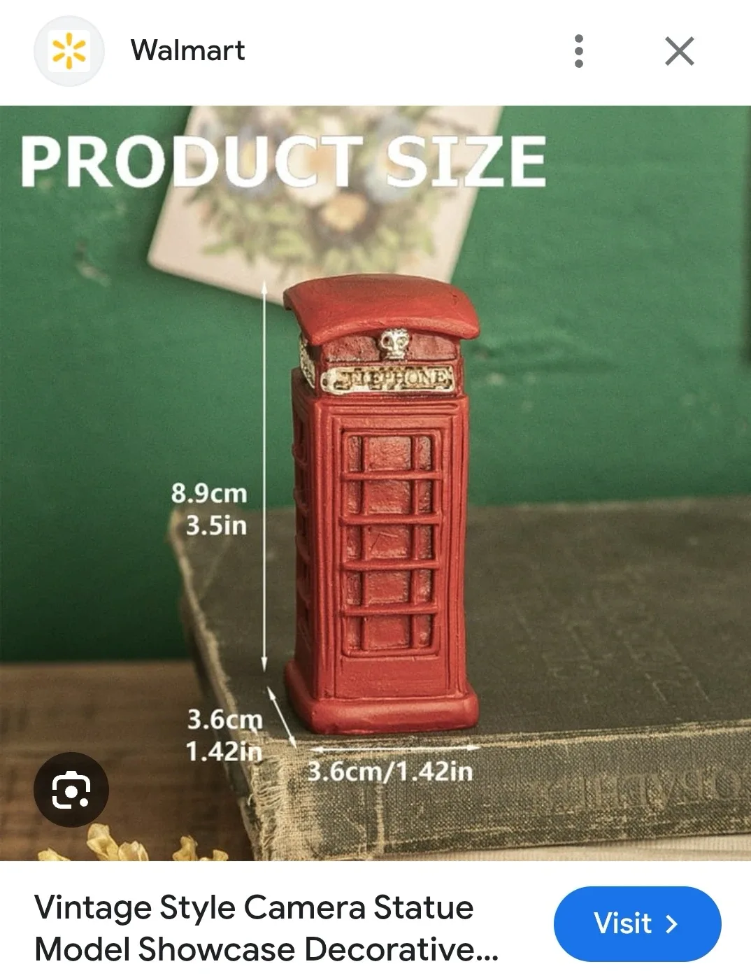 Telephone Booth Figurines image indicator(3)