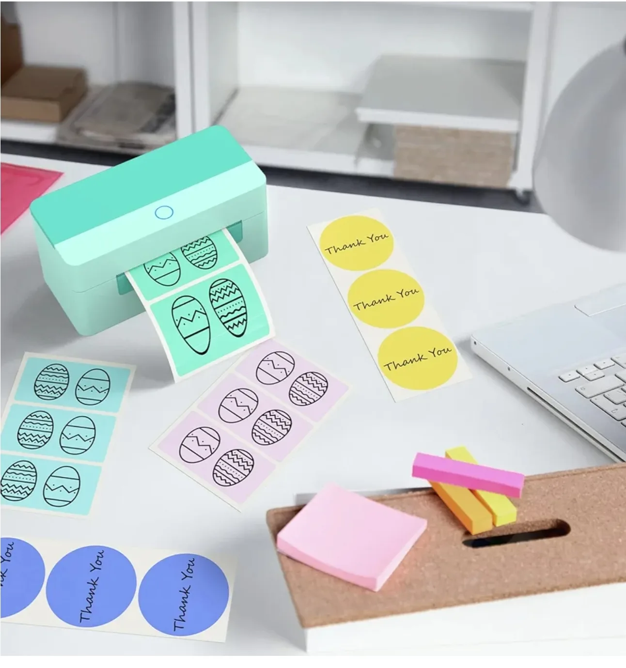 New. Label Printer - Multi-Size Labels image indicator(4)