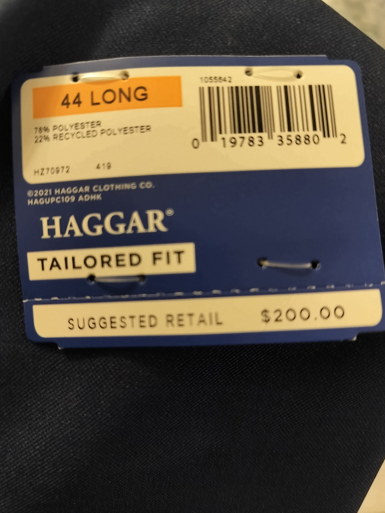 Haggar Men's Premium Stretch Classic Fit Suit - 44 Long - photo 4