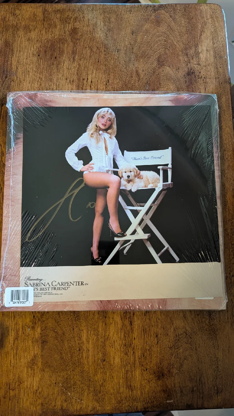 Sabrina Carpenter Man's Best Friend signed  Vinyl new thumbnail