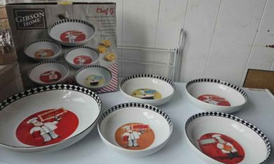 Gibson Home Chef G Pasta Bowl Set - 5 Pieces