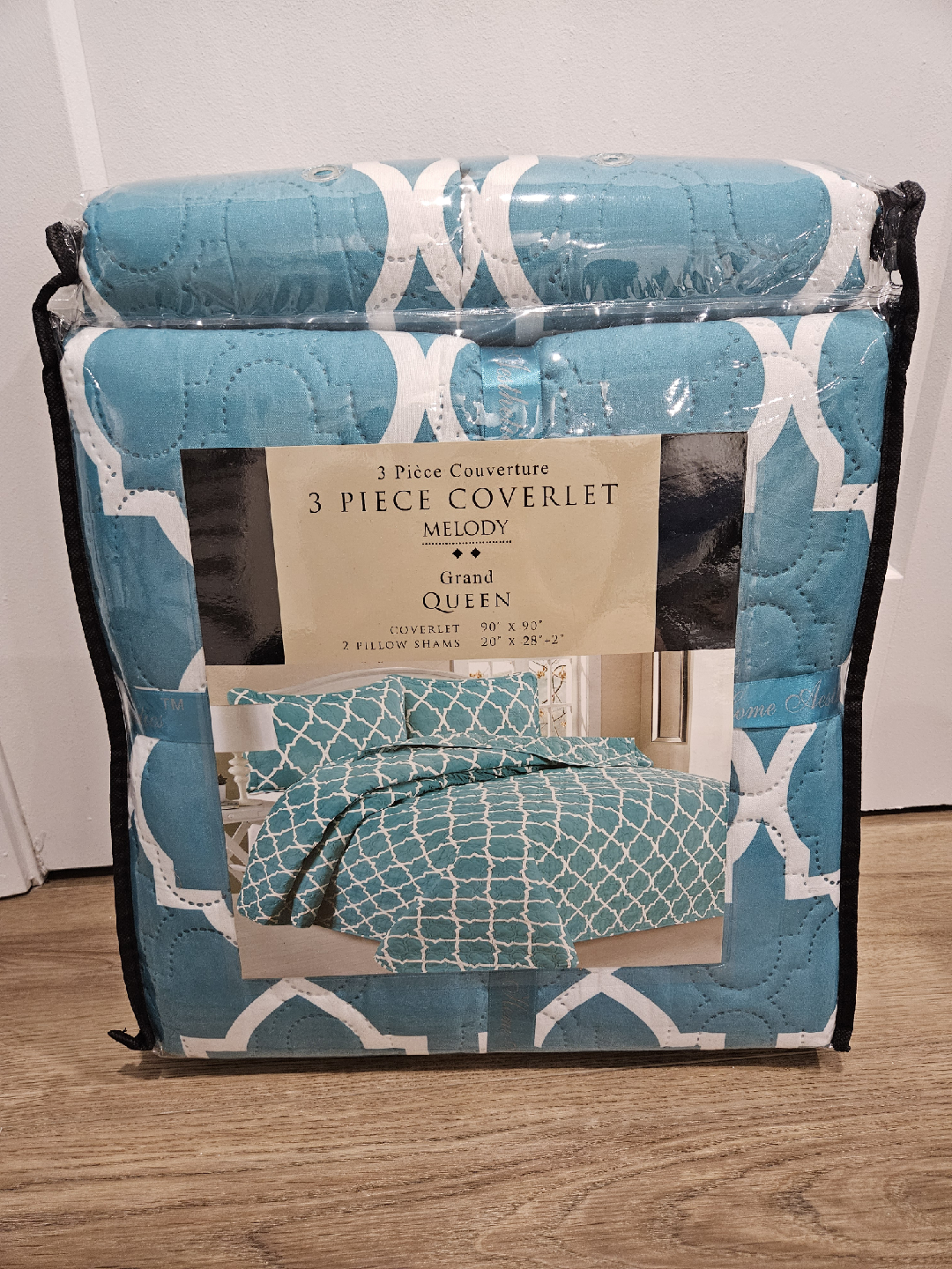 Melody 3-Piece Queen Coverlet Set - New in Package! - photo 2