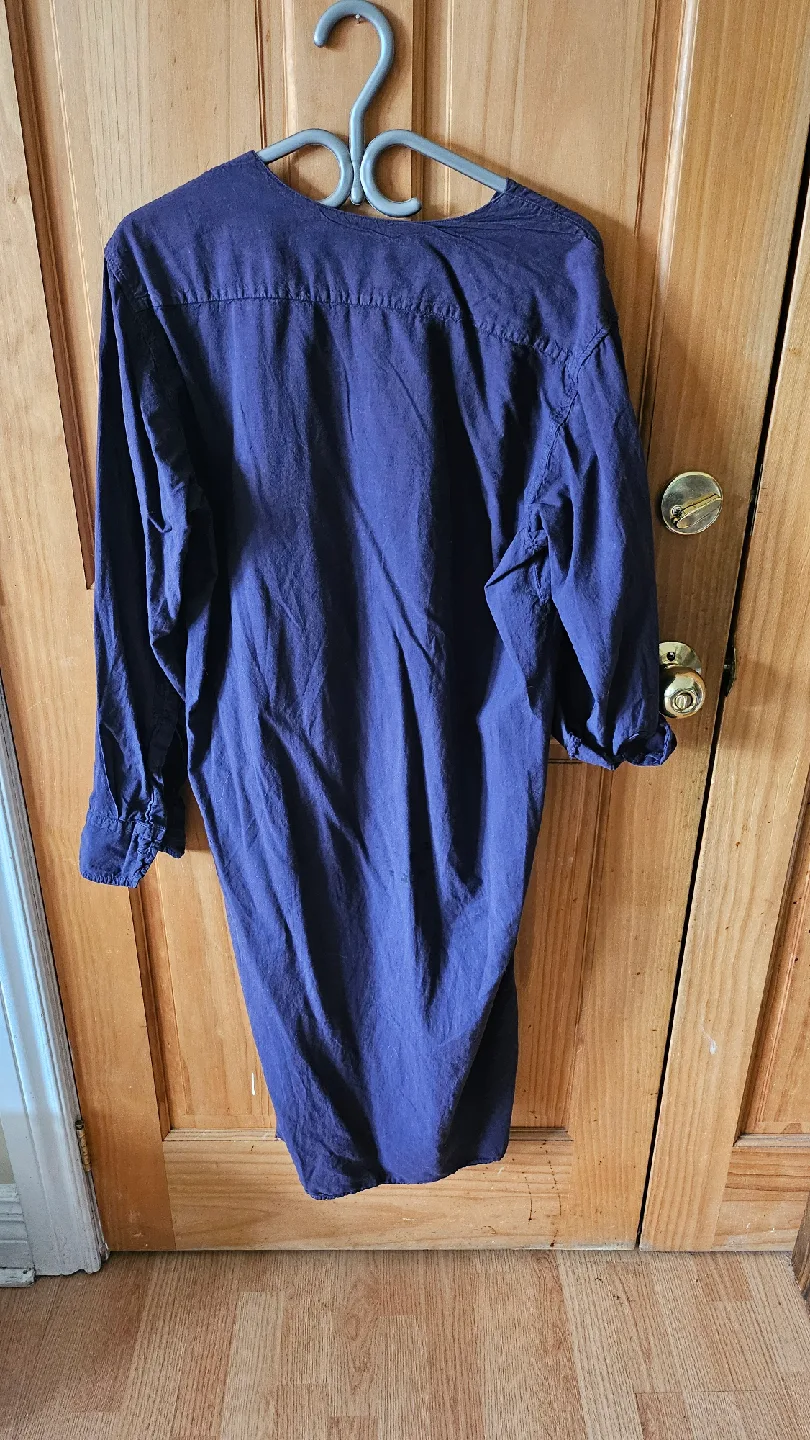 Long Sleeve Navy Blue Sirt Dress (Tunic) image indicator(2)