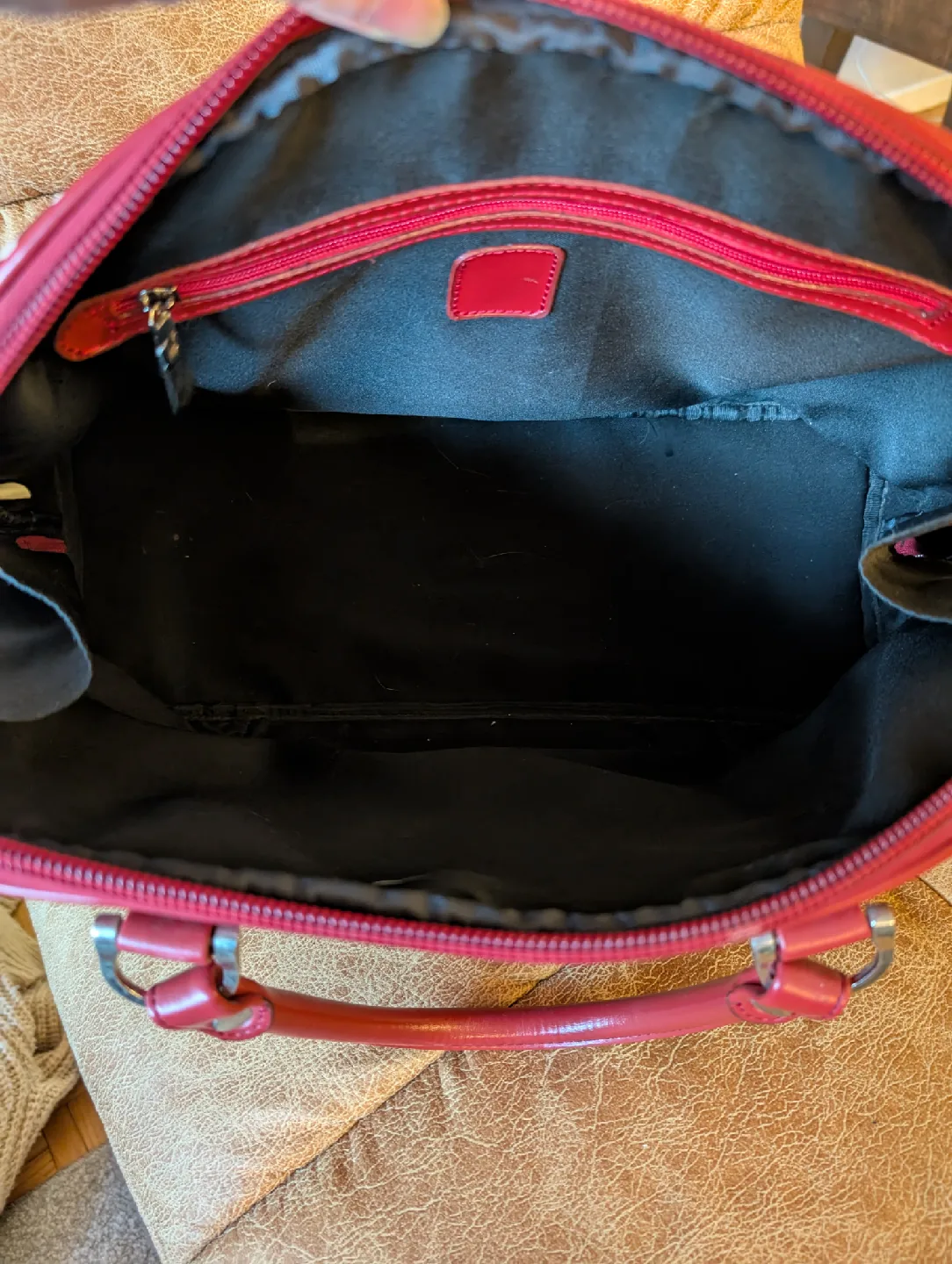 MATEO Satchel Bag - Red Pattern image indicator(4)