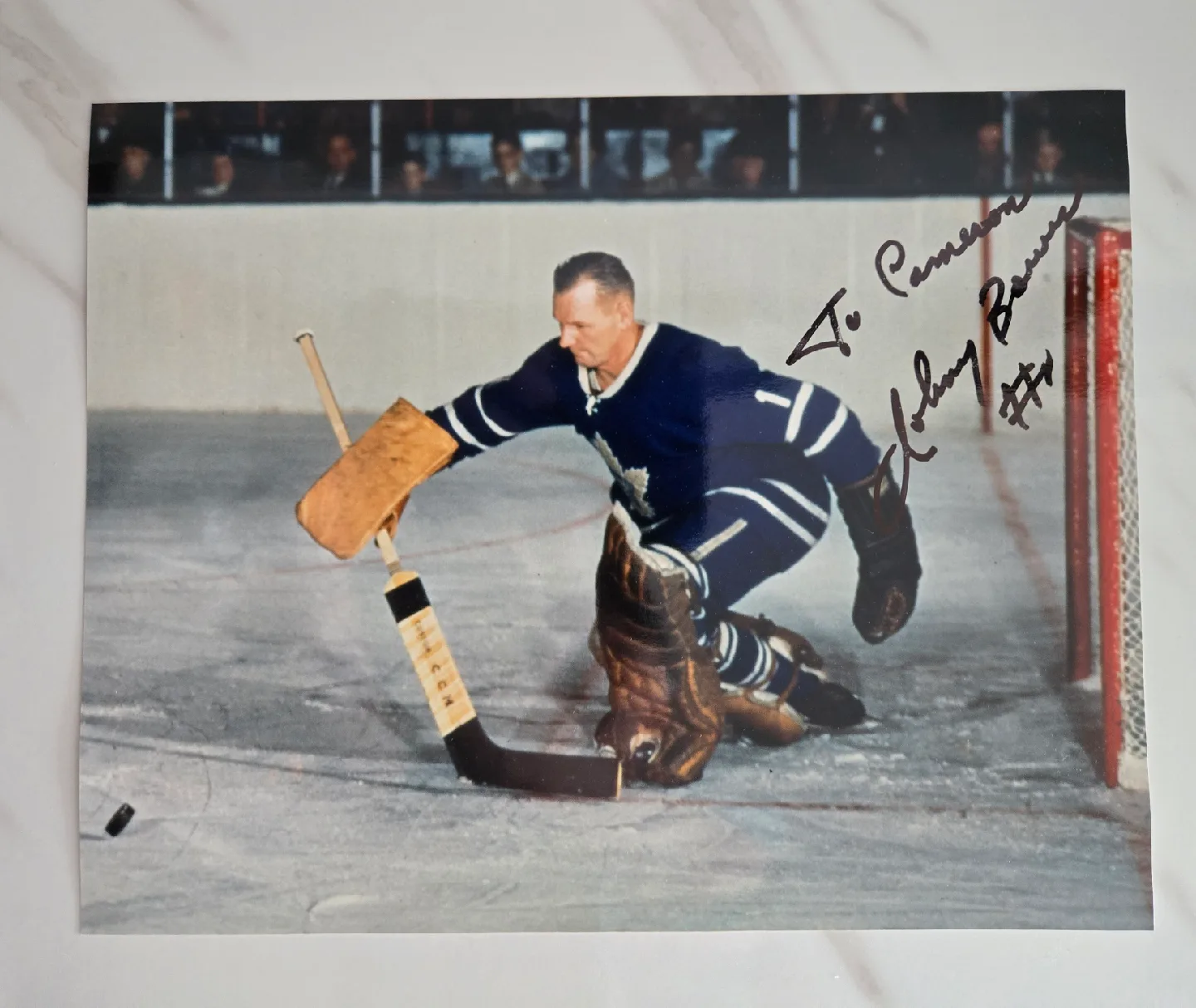 Johnny Bower Autographed Photo image indicator(2)