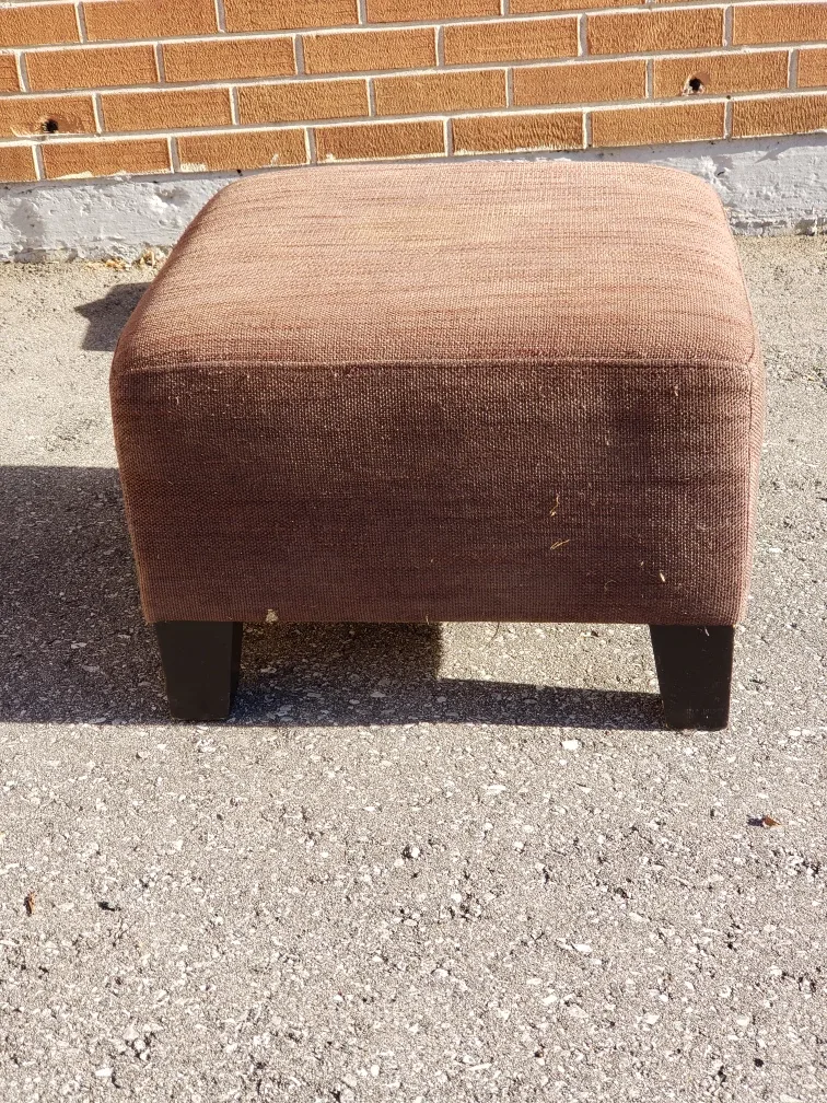 Brown Ottoman Footstool image indicator(2)