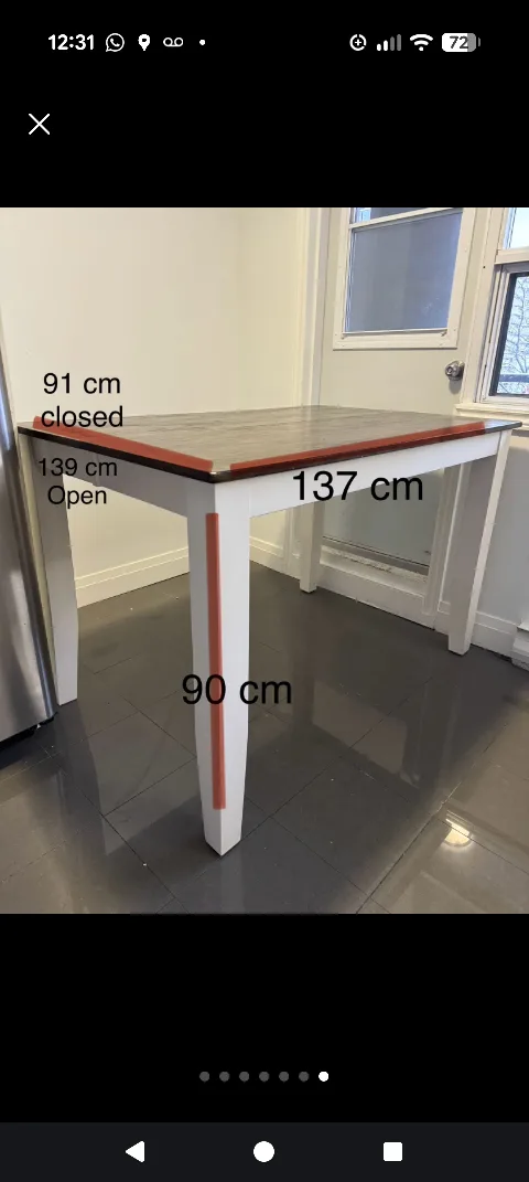Tall Extendable Dining Table image indicator(3)