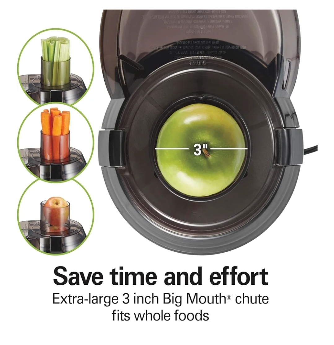 Hamilton Beach Big Mouth 800W Juice Extractor - photo 4