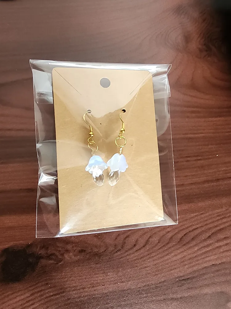 Handmade Mushroom Dangle Earrings image indicator(6)