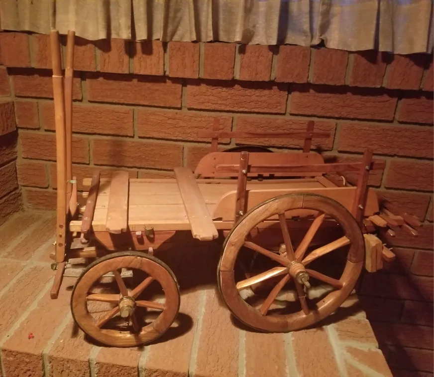 Wooden Horse Cart image indicator(2)