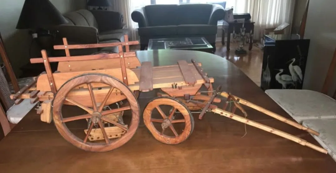 Wooden Horse Cart image indicator(3)