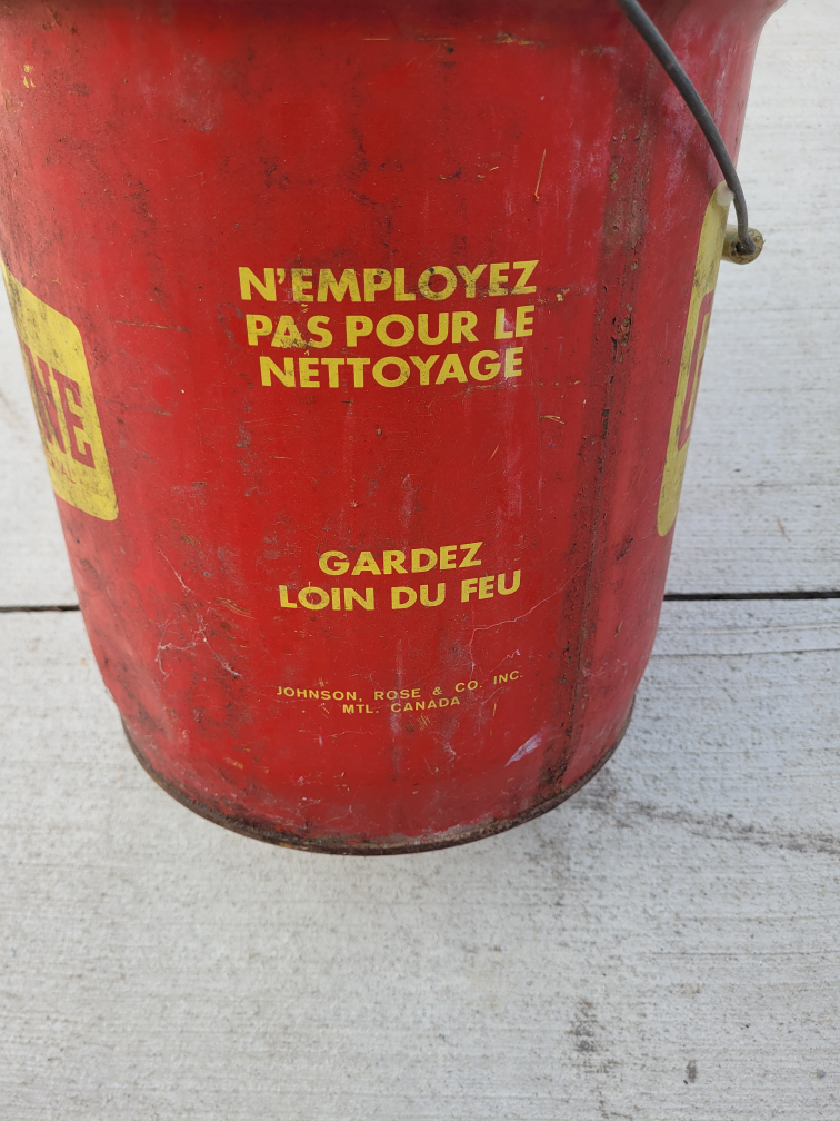 Vintage Gazoline 5 Gallons Imperial Can - photo 3