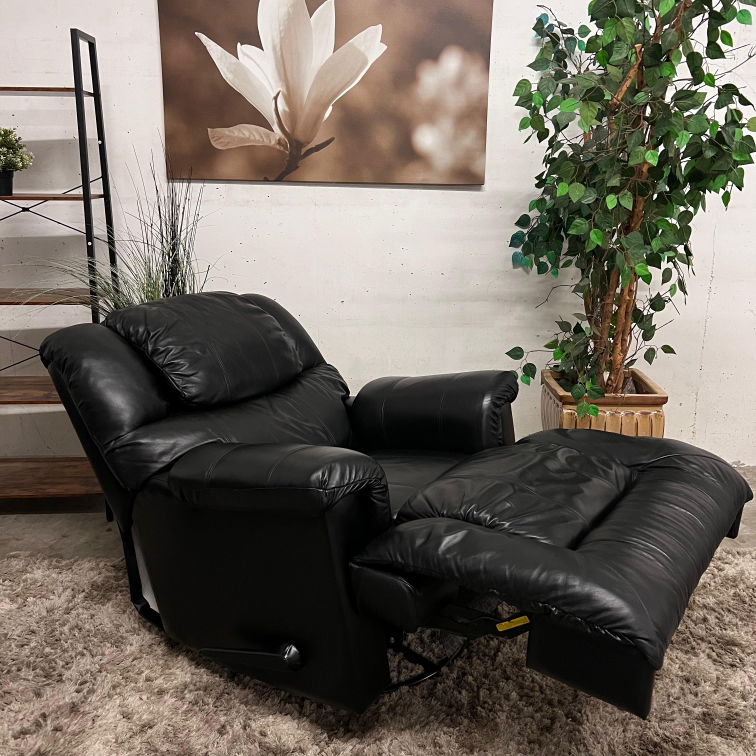 La z Boy leather chair. Recliner leather armchair. Delivery - photo 2