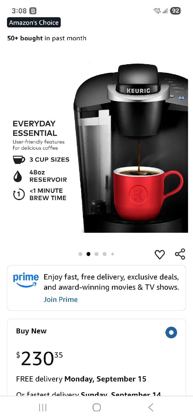 Keurig K Classic Single Cup Coffee ☕️ Maker image indicator(6)