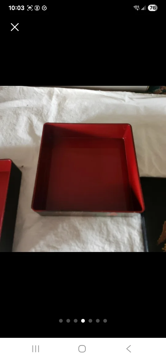 Lacquerware Bento Box with Lid image indicator(4)