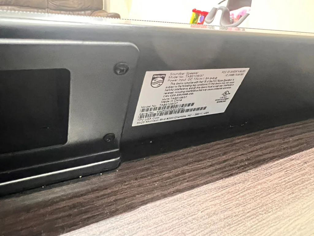 Philips TAB5108/31 Soundbar Speaker thumbnail
