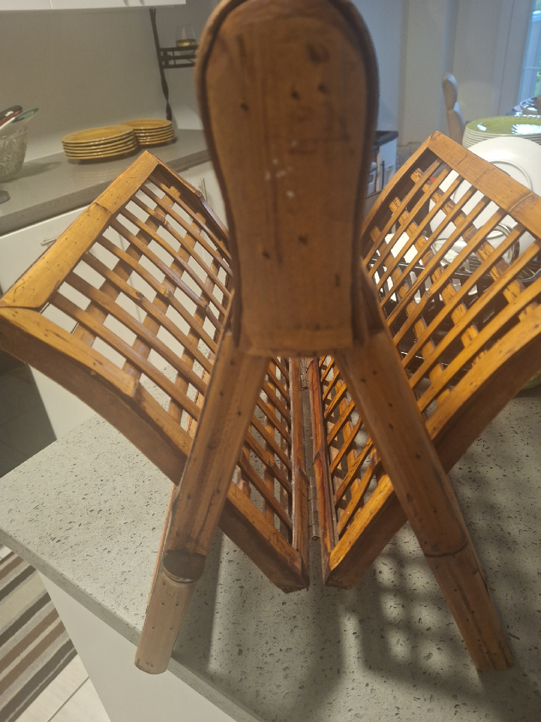 Vintage Wooden Magazine Rack - photo 5
