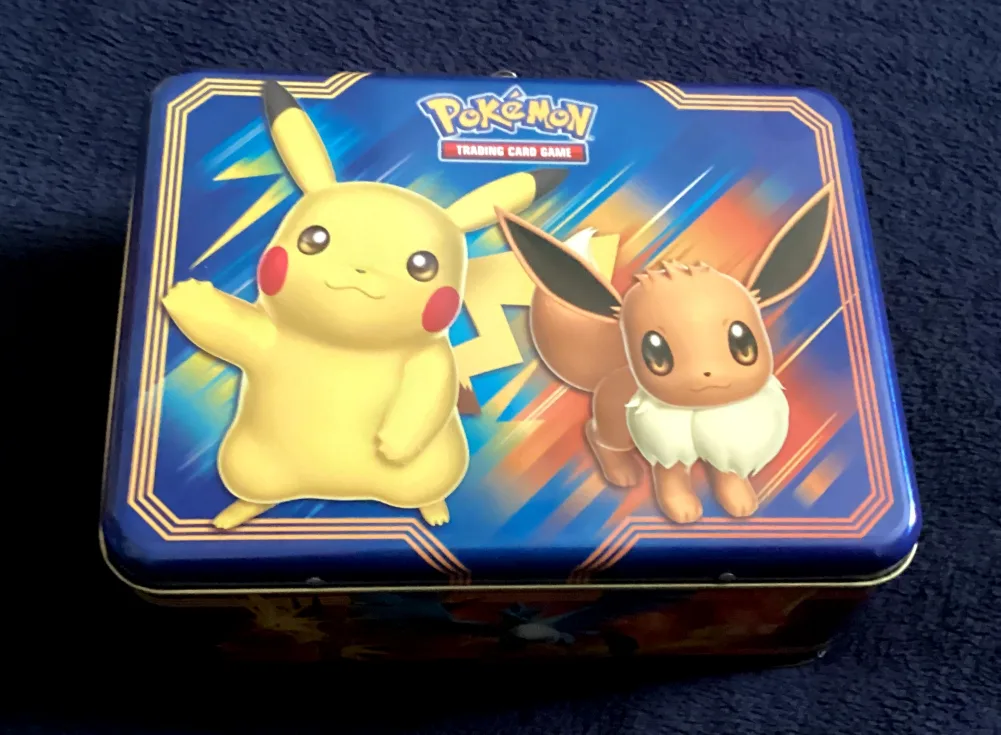 Pokémon Trading Card Game Tin - Pikachu & Eevee thumbnail