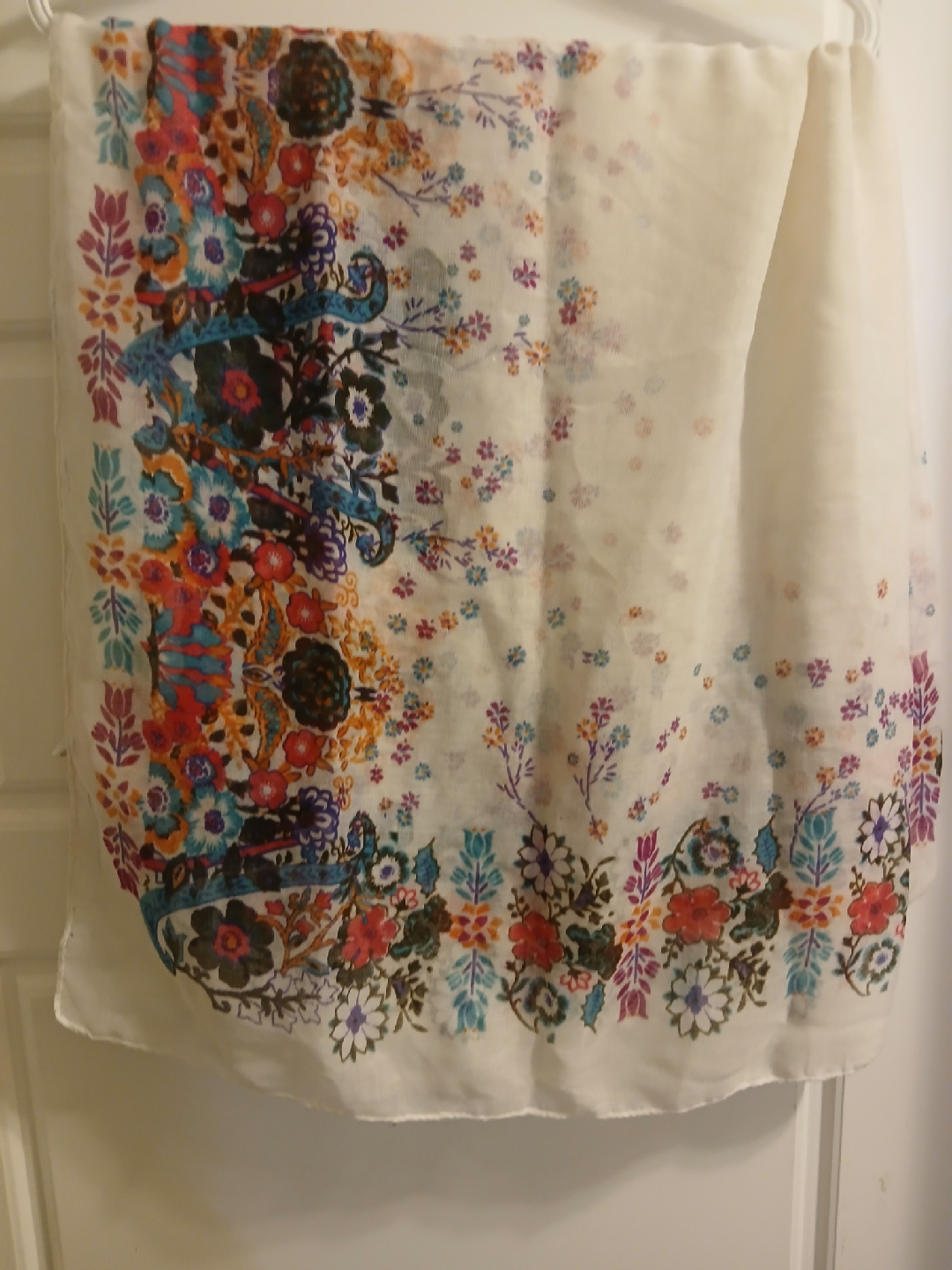 Floral Pattern Scarf