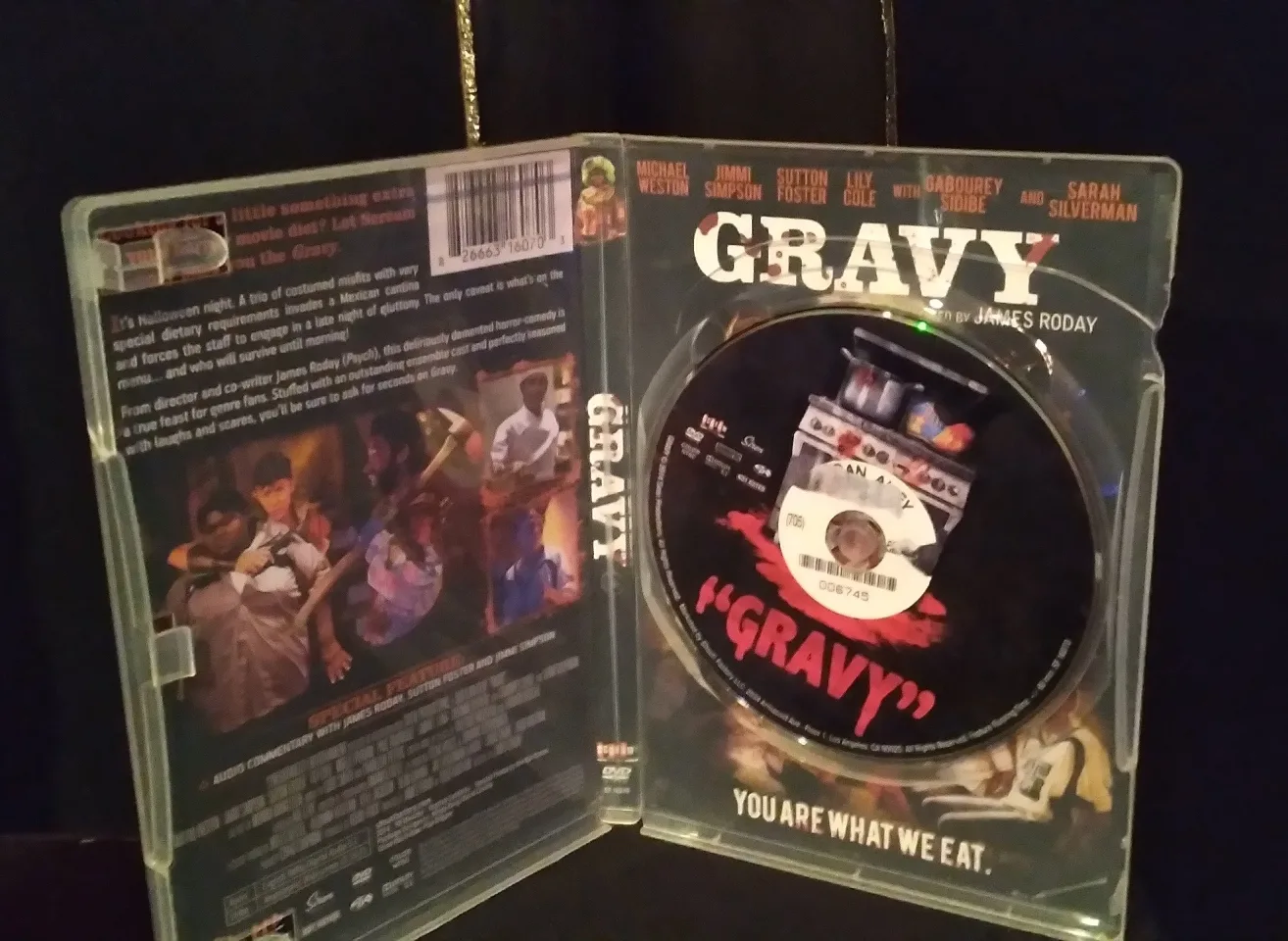 HORROR DVD - GRAVY - 2014 SCREAM FACTORY W/ SLIPCOVER image indicator(4)