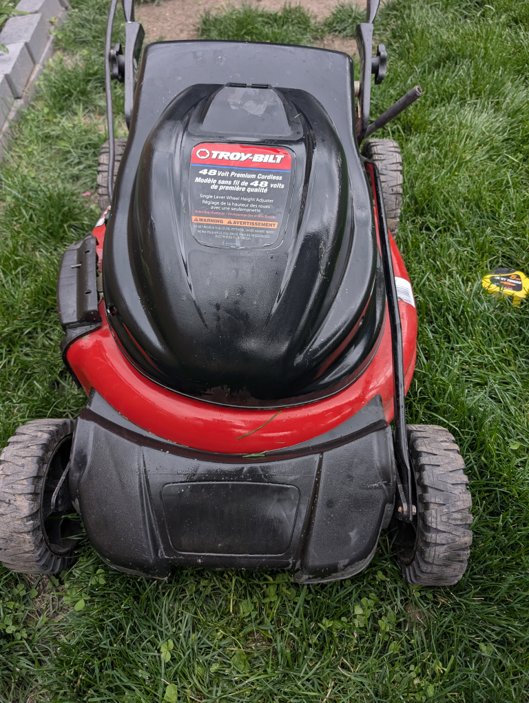 48 volt 21 inch cordless mulching mower+12Vbattery charger